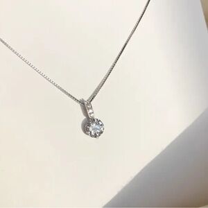 Bohemian Stainless Steel Necklace with Zirconia Stone